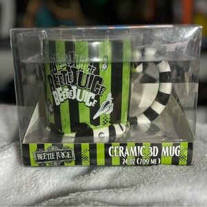 Beetlejuice 3D Ceramic Mug. Brand New!!